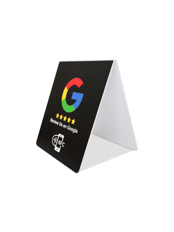 Doppelseitiger NFC-Aufsteller für mehr Google Bewertungen – Bild 2