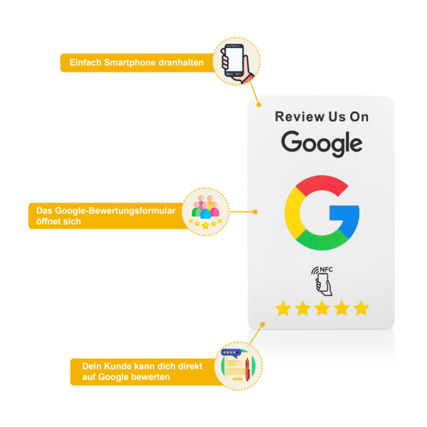 NFC Visitenkarte für mehr Google Bewertungen – Bild 5
