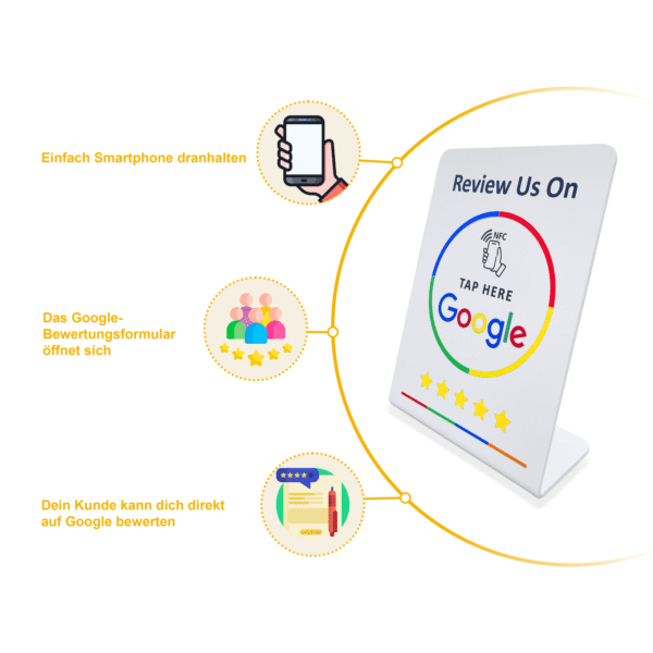 NFC-Aufsteller für mehr Google Bewertungen – Bild 5