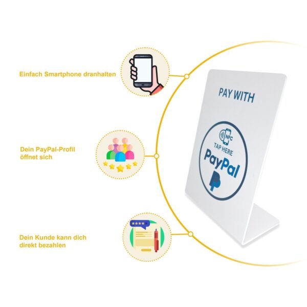 NFC-Aufsteller für PayPal-Bezahlung – Bild 5
