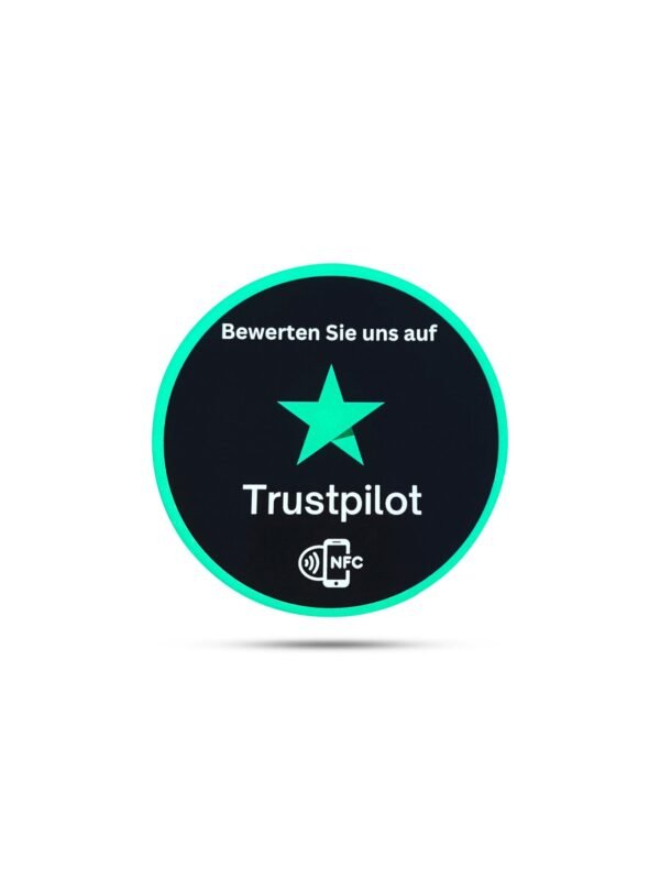 Hochwertiger NFC-Aufkleber für mehr Trustpilot Bewertungen – Bild 2