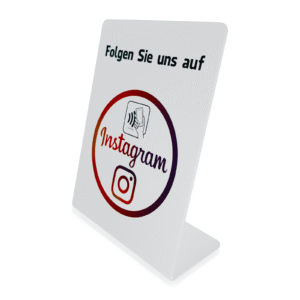 NFC-Aufsteller für mehr Instagram-Follower