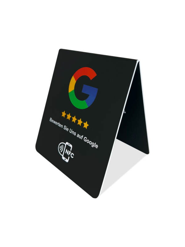Doppelseitiger NFC-Aufsteller für mehr Google Bewertungen – Bild 4