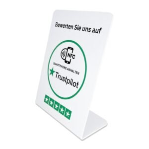 NFC-Aufsteller für mehr Trustpilot Bewertungen