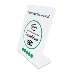 NFC-Aufsteller für mehr Tripadvisor Bewertungen