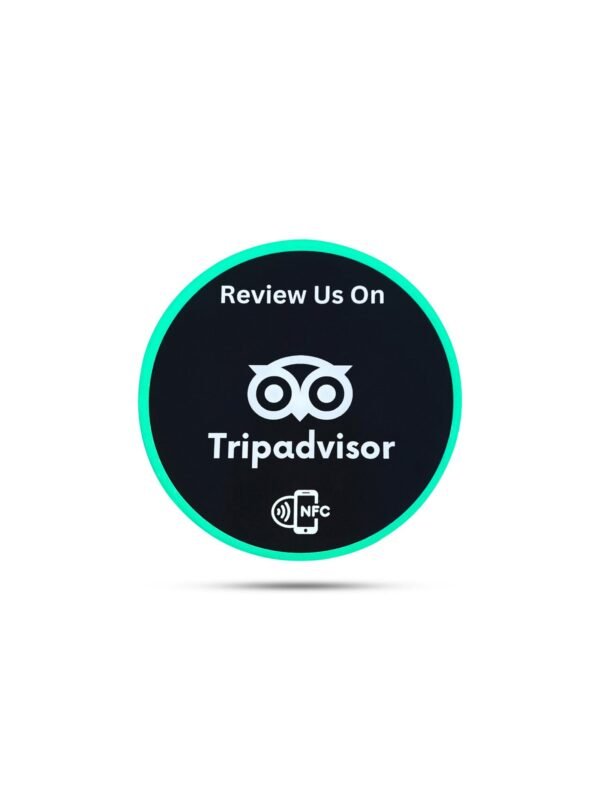Hochwertiger NFC-Aufkleber für mehr Tripadvisor Bewertungen – Bild 6