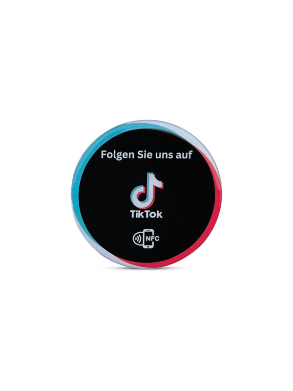 Hochwertiger NFC-Aufkleber für mehr TikTok-Follower