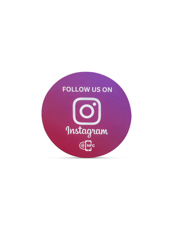 Hochwertiger NFC-Aufkleber für mehr Instagram-Follower – Bild 6