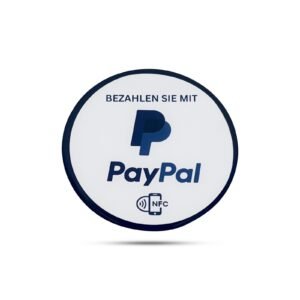 Hochwertiger NFC-Aufkleber für PayPal-Bezahlung